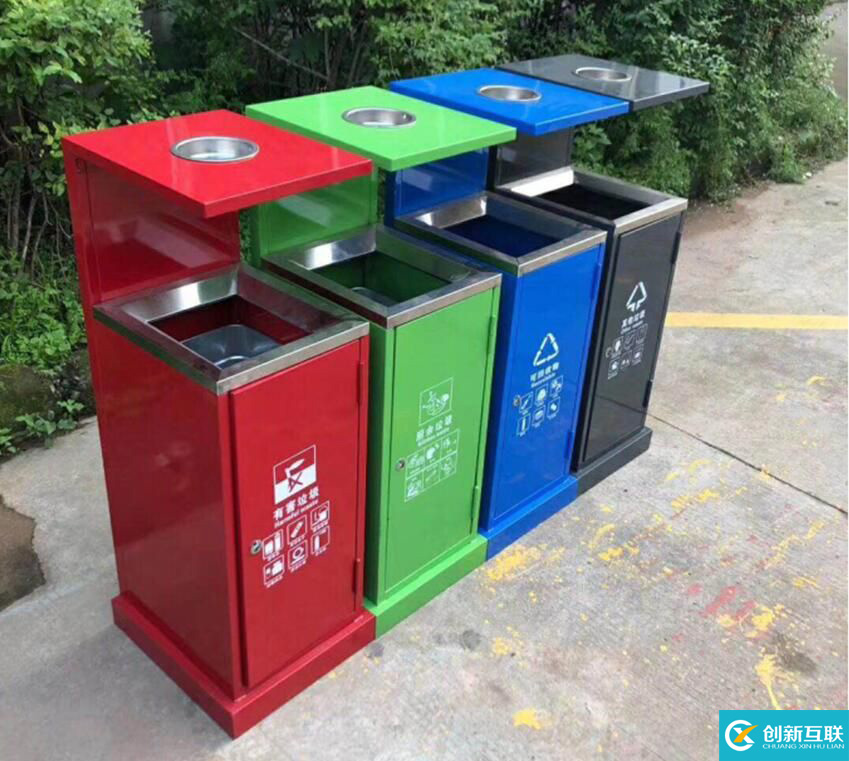 重慶垃圾分類垃圾桶，垃圾箱生產(chǎn)廠家(圖4)