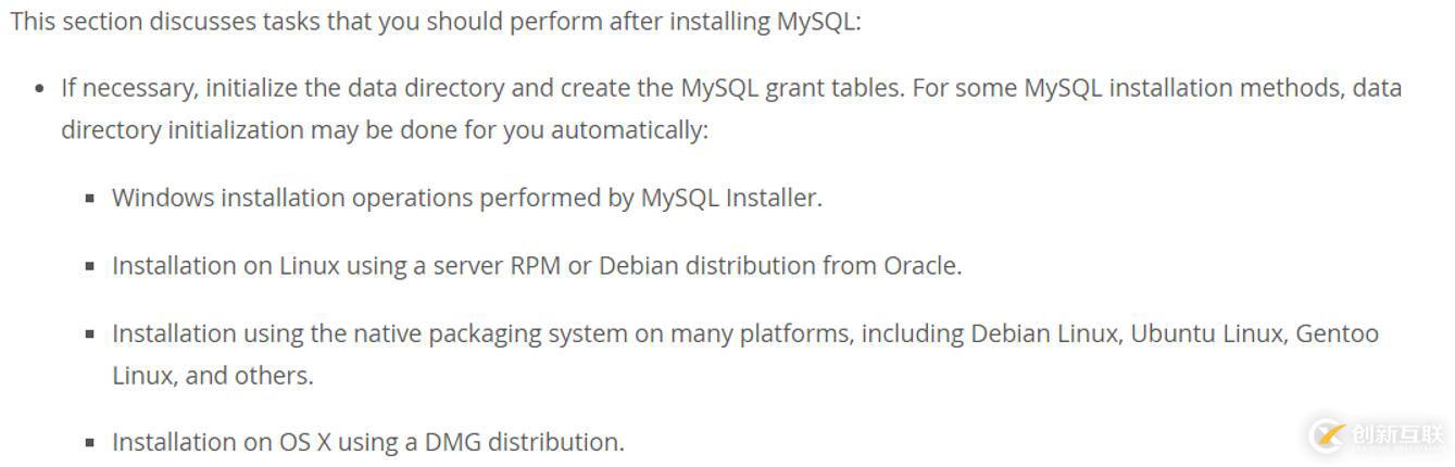 RedHat 7.2上通過RPM包安裝MySQL 5.7.20的詳細(xì)步驟